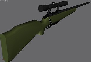 free m105 rifle anti-materiel 3d model