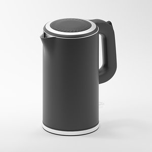 Electric Kettle Black- 3D Model Ready to Render inside 3dsMax and Vray