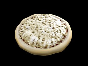 mini cheese pizza 3d max
