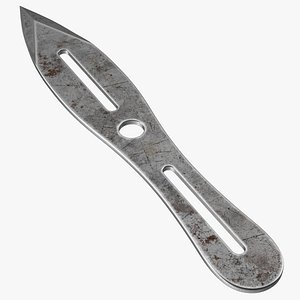 Broadhead Throwing Knife Used
