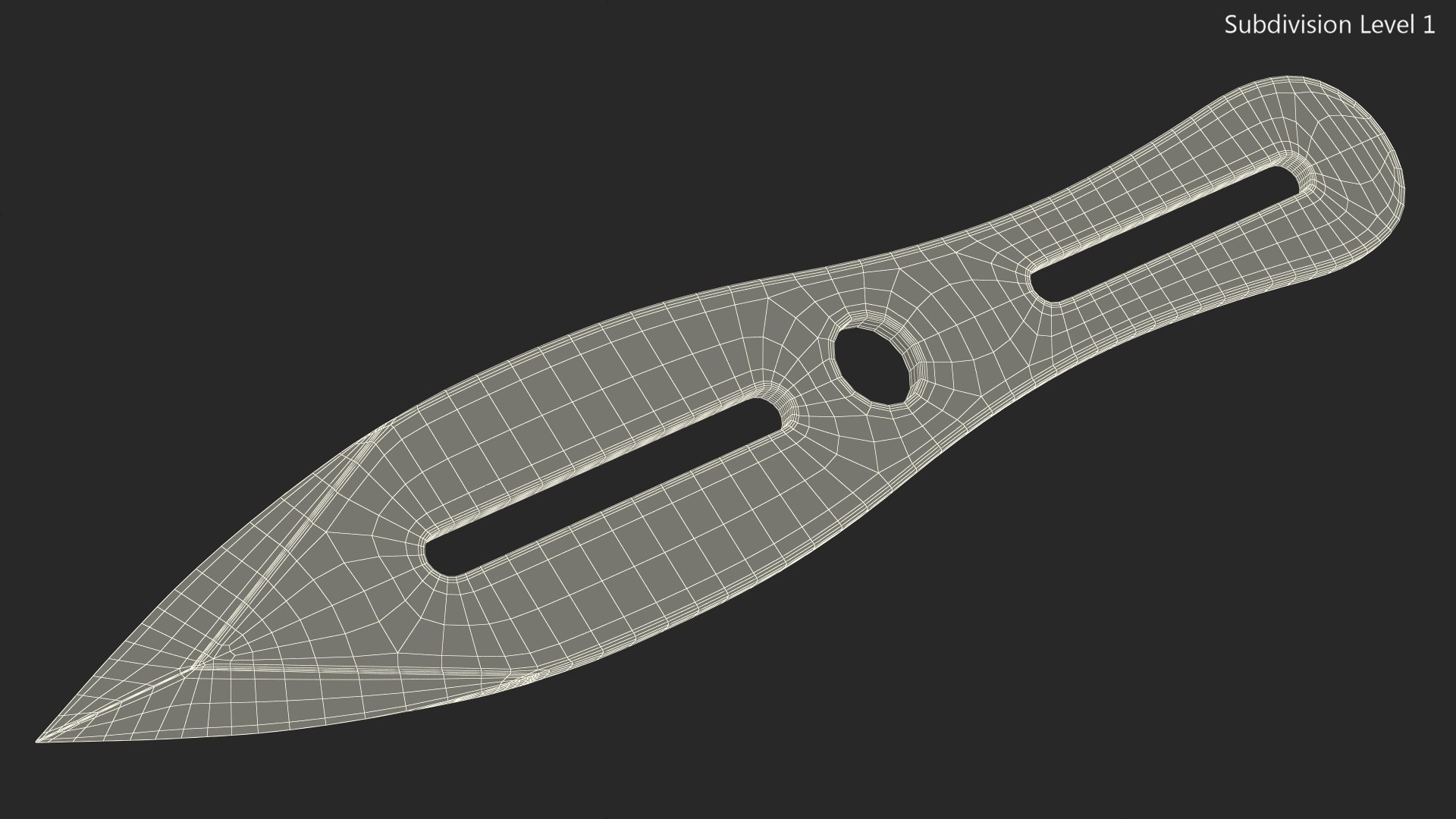 Broadhead Throwing Knife Used 3D model - TurboSquid 2065669