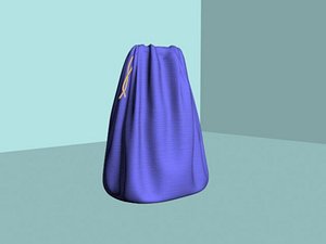 tied bag 3D model