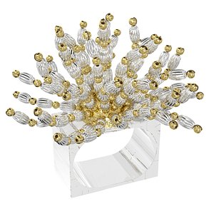 BEAD BURST NAPKIN RING BY KIM SEYBERT 3D model
