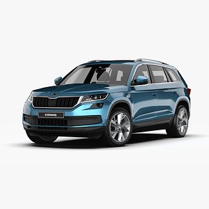 skoda kodiaq 2017 3d obj