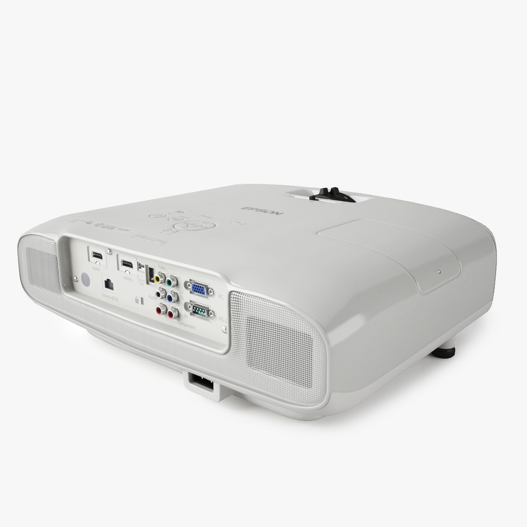 epson powerlite 3020e projector 3d model