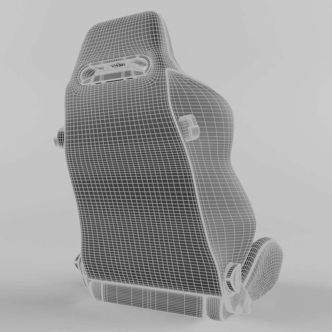 3D RECARO Speed V Yellow Seat Model - TurboSquid 1772797