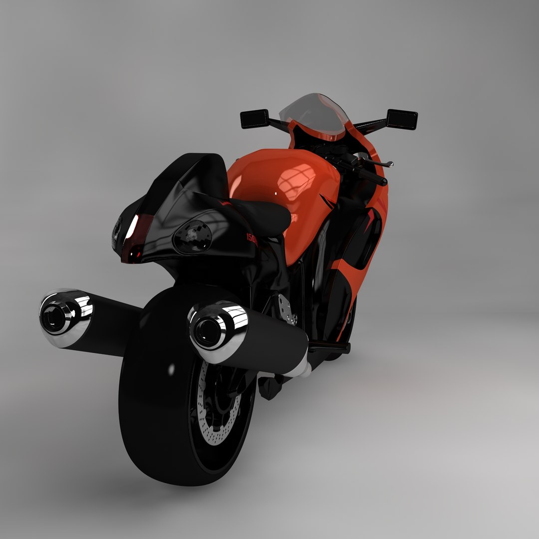 Suzuki Gsx 3d Model