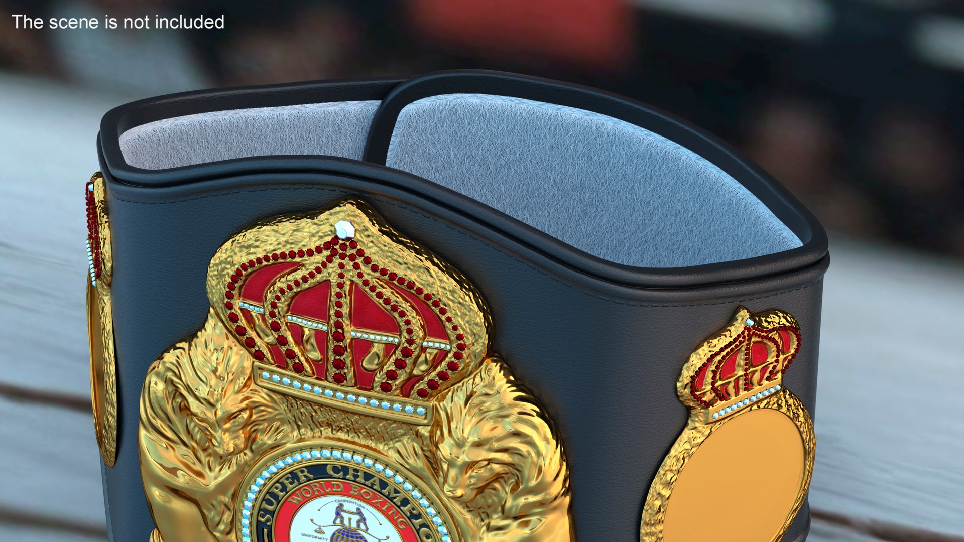 WBA Belt For Champions Fur 3D - TurboSquid 2219326