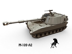 3d m-109 a2 artillery model