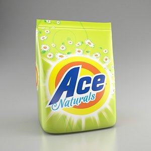 ace naturals washing powder 3d model