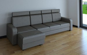 3D sofa living room