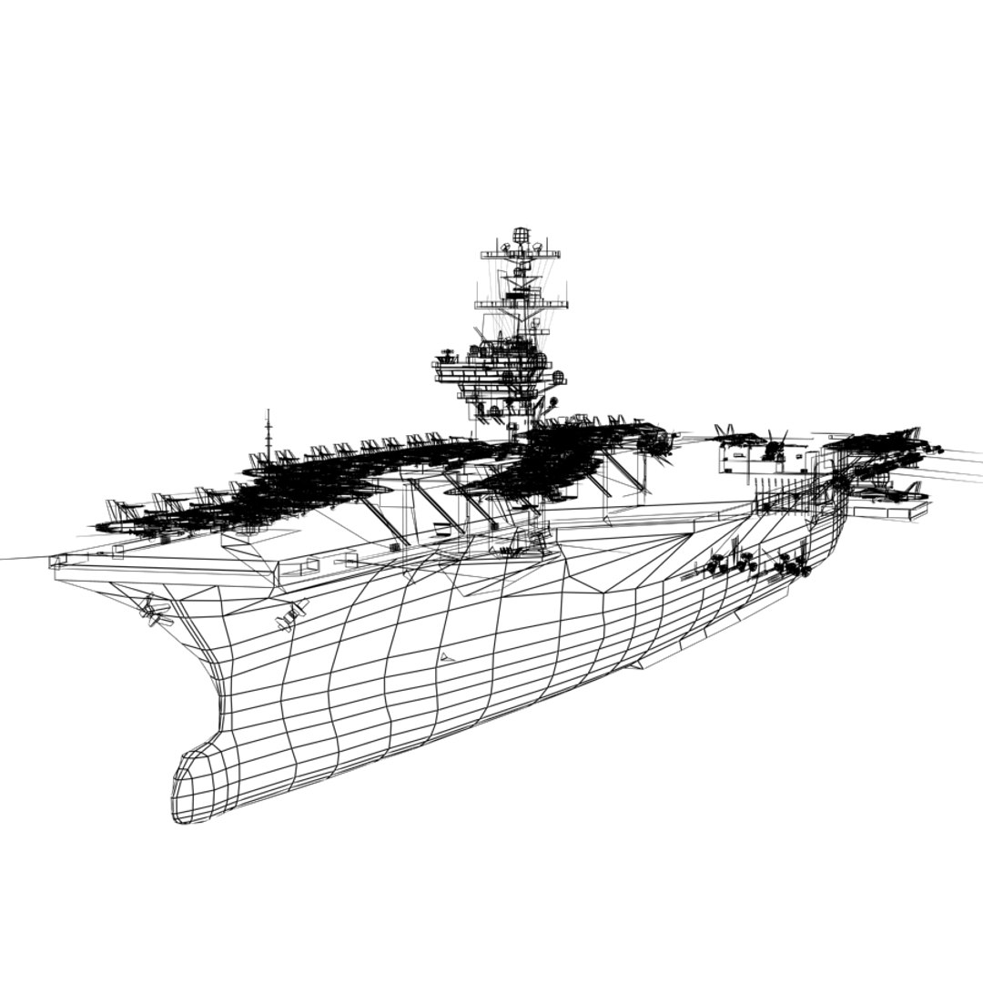 Uss Ronald Reagan Cvn 76 3d Model