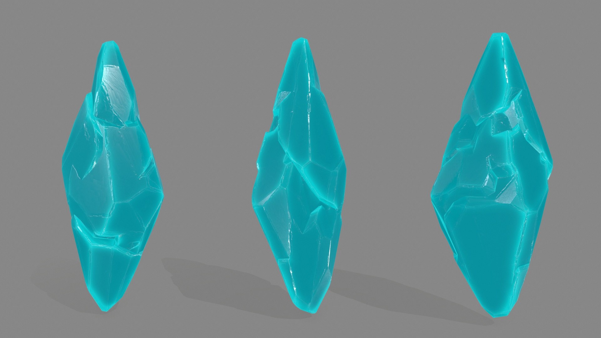3D Crystal Set - TurboSquid 1815798