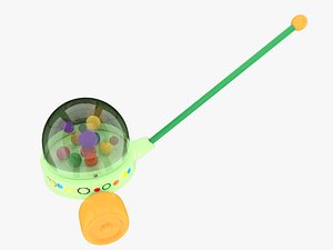 3d push popper model