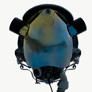 3D pilot helmet