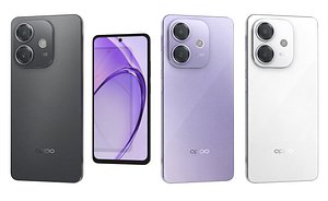 Oppo A3x 5G All Colors Low Poly model