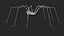 Long-legged House Spider Rigged model