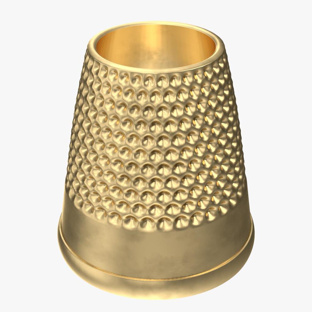 Tailor Thimble 1 Model TurboSquid 1418727