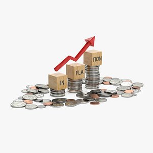 Inflation Arrow Graph with Coins