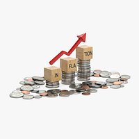 Inflation Arrow Graph with Coins