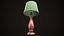 3D Bedside lamp model