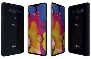 3D model lg v40 thinq aurora
