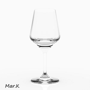 wine glass 3d model