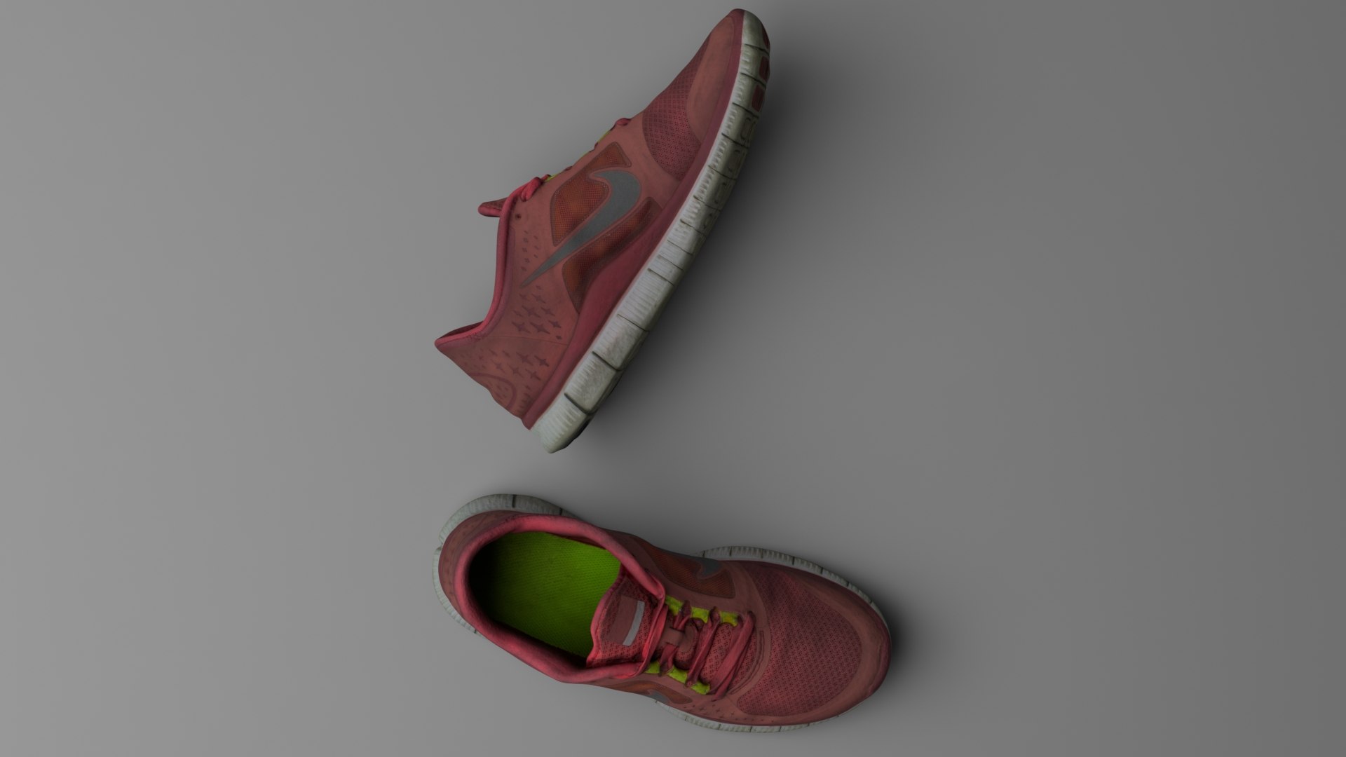 Worn Nike Run 3 3D Model - TurboSquid 1278253