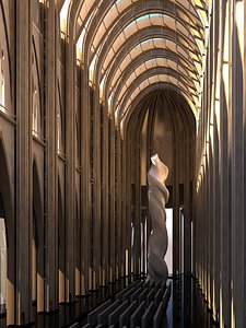 3D gothic structure model