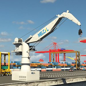 3D Port Terminal model