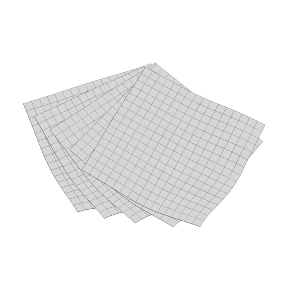 3d Note Papers Model