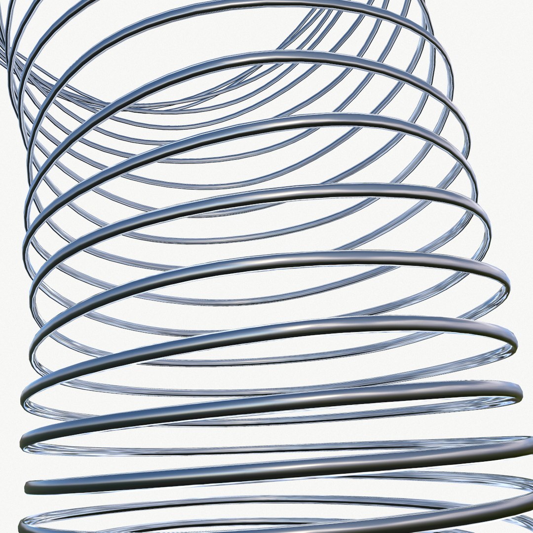 Metal Spiral Spring 3D Model - TurboSquid 1410601