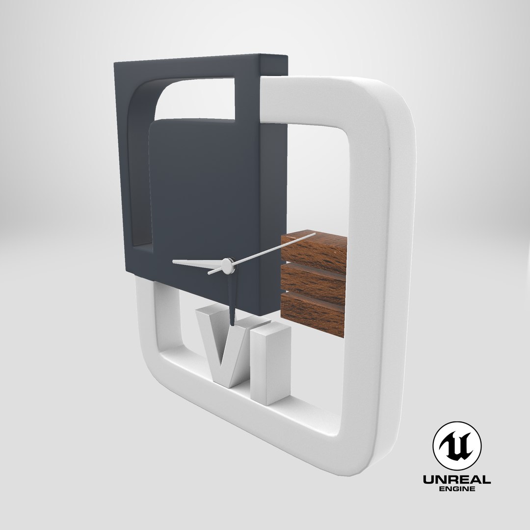 Wall clock 3D https://p.turbosquid.com/ts-thumb/ua/HivU2F/pI/stemcell_unreal_render/png/1729272407/1920x1080/fit_q87/b71de344bff6ddf719f147cc742fa77830e42319/stemcell_unreal_render.jpg