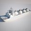 tanker ship lng 3d model