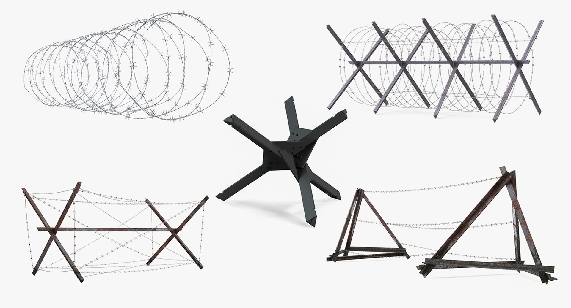 3D model Military Obstacles Collection 3 https://p.turbosquid.com/ts-thumb/ua/LT5Hil/Ac/militaryobstaclescollection3c4dmodel001/jpg/1694898953/1920x1080/fit_q87/71461bba2e8cf4c785c14a8f2472551fea1c46a1/militaryobstaclescollection3c4dmodel001.jpg