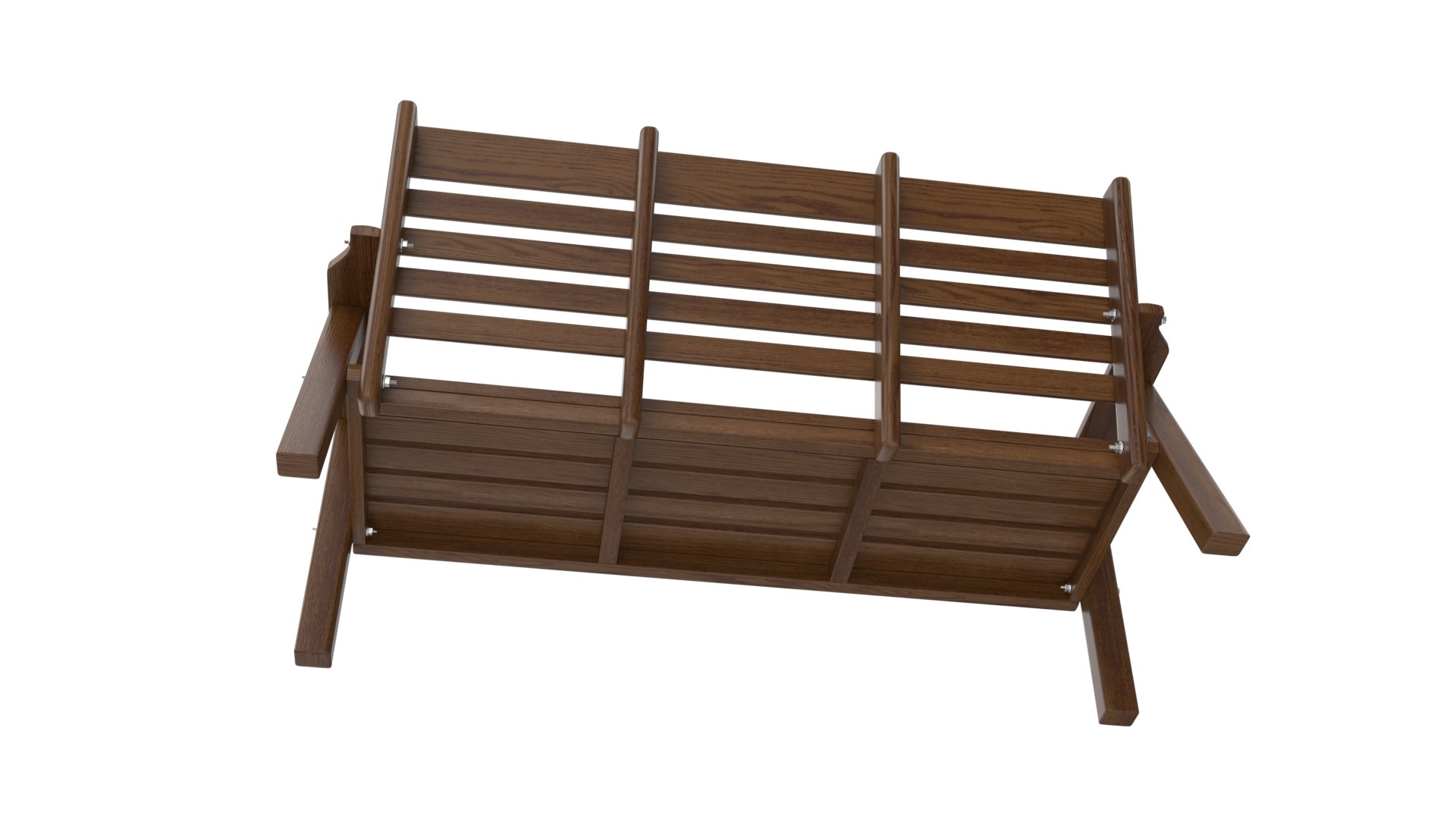 3D Bench Dark Model - TurboSquid 1594888