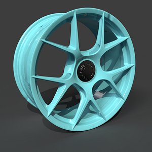 Split-Spoke Performance Wheel Rim 3D model