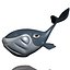Toon whale 3D