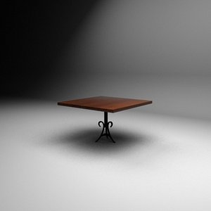 Metal leg table