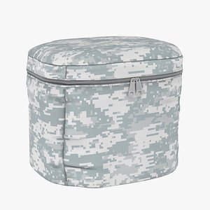 3D model small military bag
