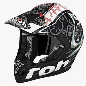 Motocross Helmet Airoh Stelt Black