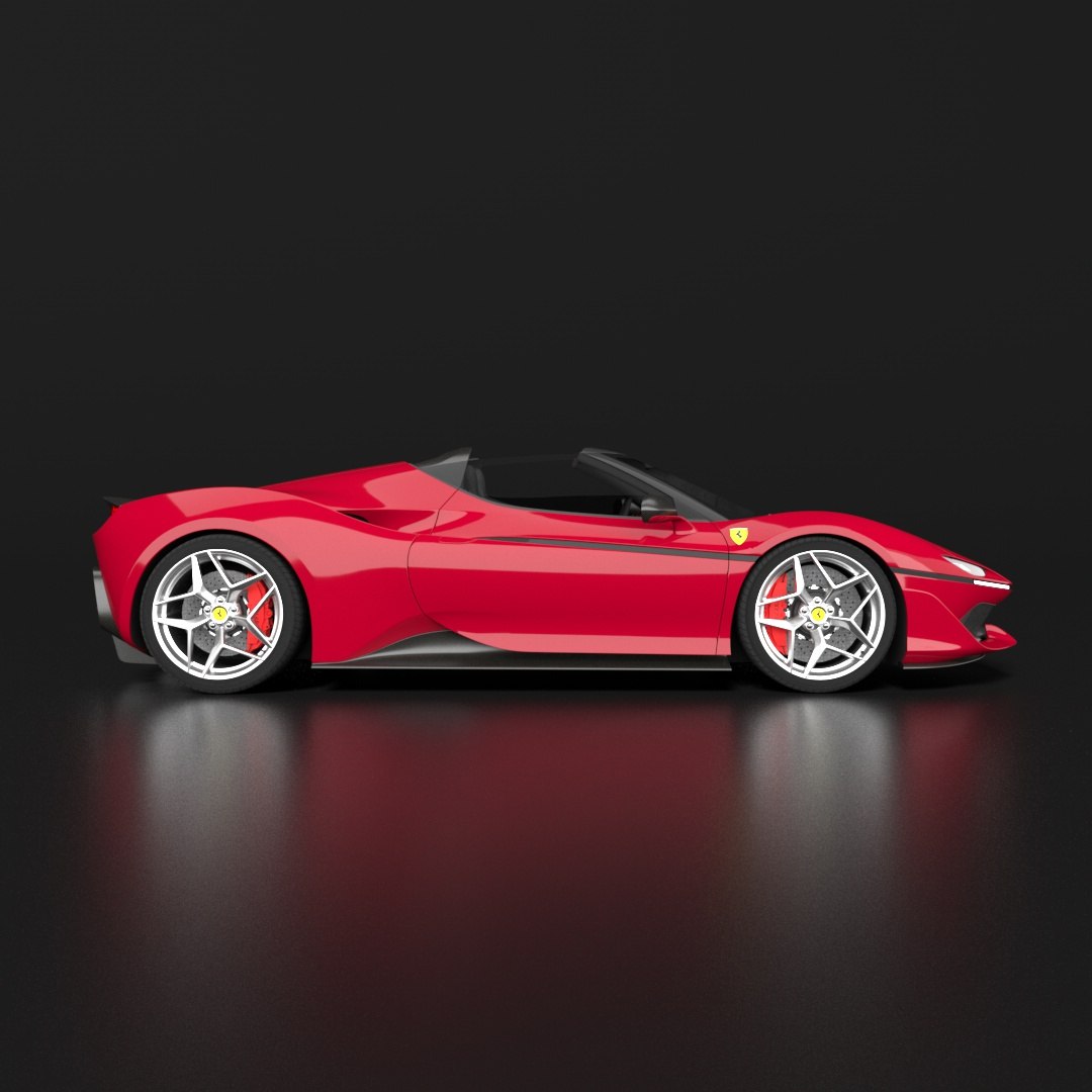 3D Ferrari J50 Model - TurboSquid 2324034