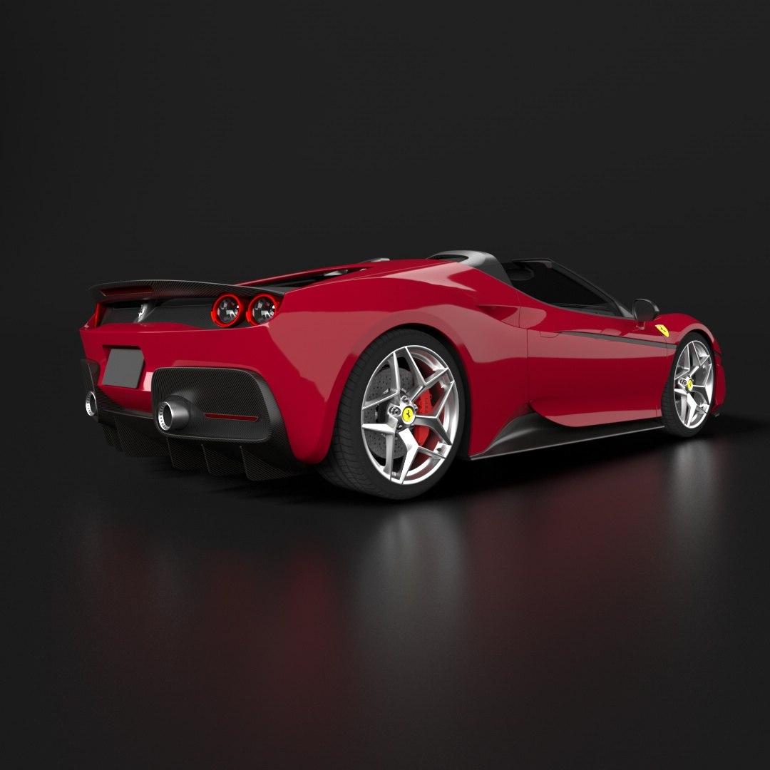 3D Ferrari J50 Model - TurboSquid 2324034