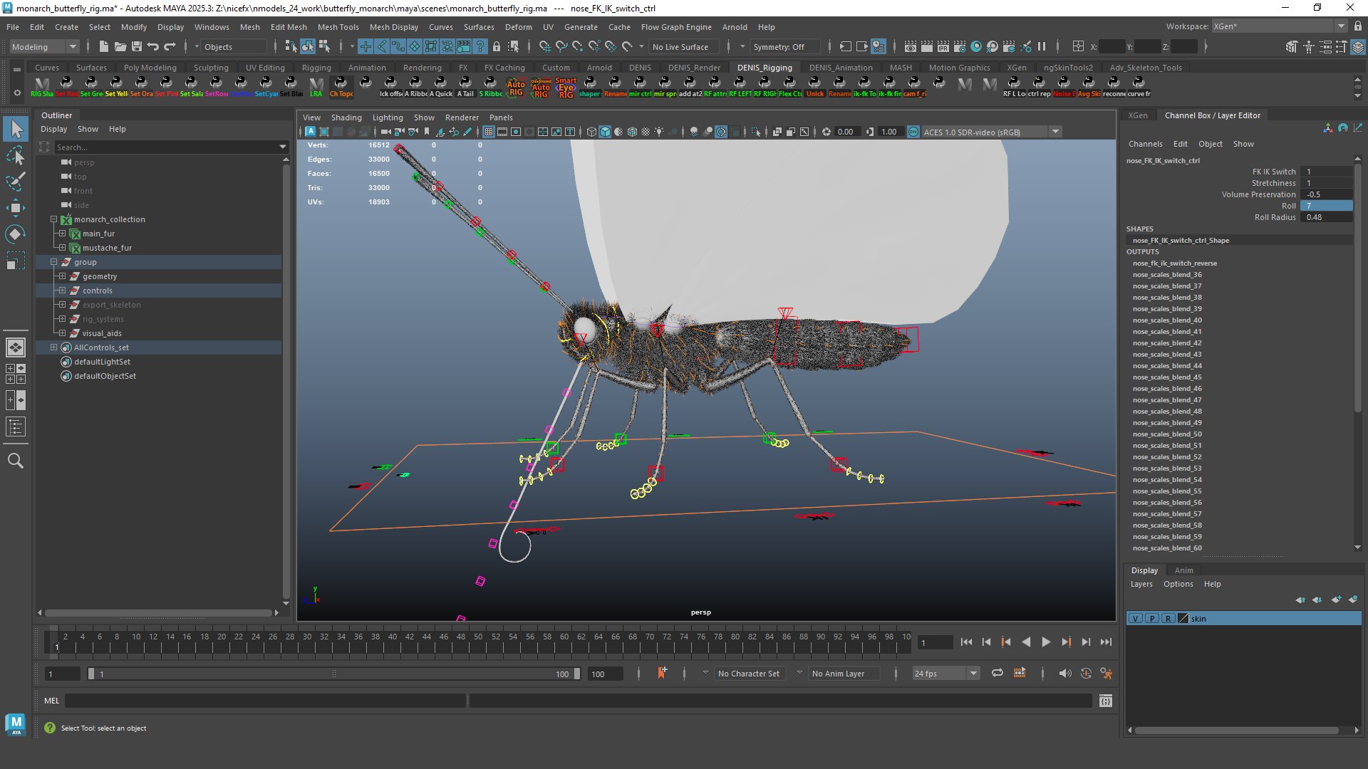 Monarch Butterfly Rigged Xgen 3D https://p.turbosquid.com/ts-thumb/ua/Yv30sV/Nl/monarch_rigged_maya_screenshot_04/jpg/1760426898/1920x1080/fit_q87/d7c427244bf63fb1738a64cf6ef4f6ec6696bcf5/monarch_rigged_maya_screenshot_04.jpg