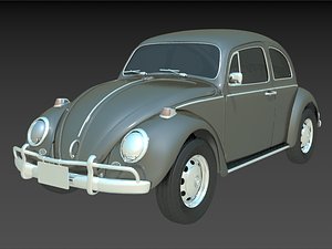 1963 volkswagen beetle 3d max