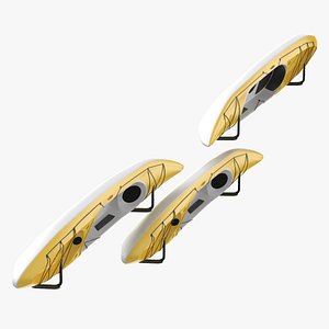 Kayak Holder Type 02 Clean and Dirty 3D model
