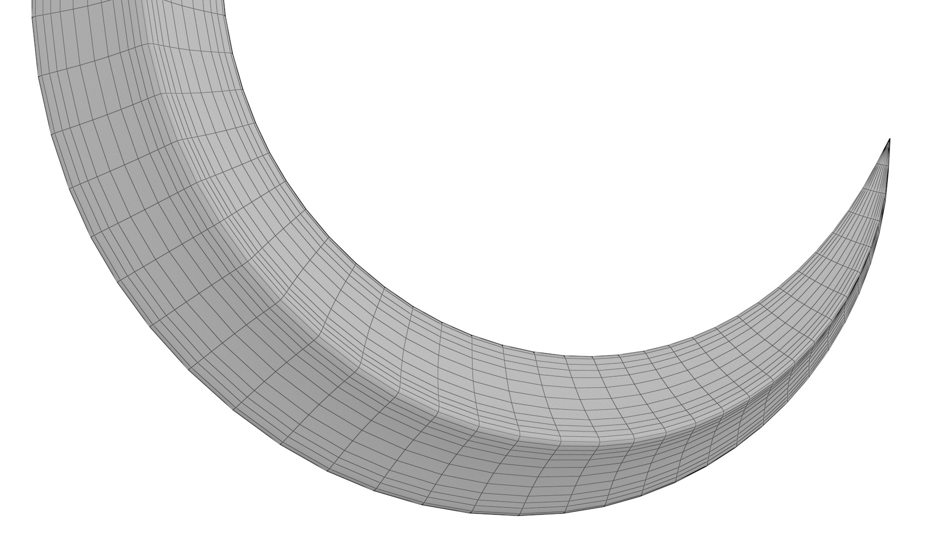 3D Crescent Moon Model - TurboSquid 1764174