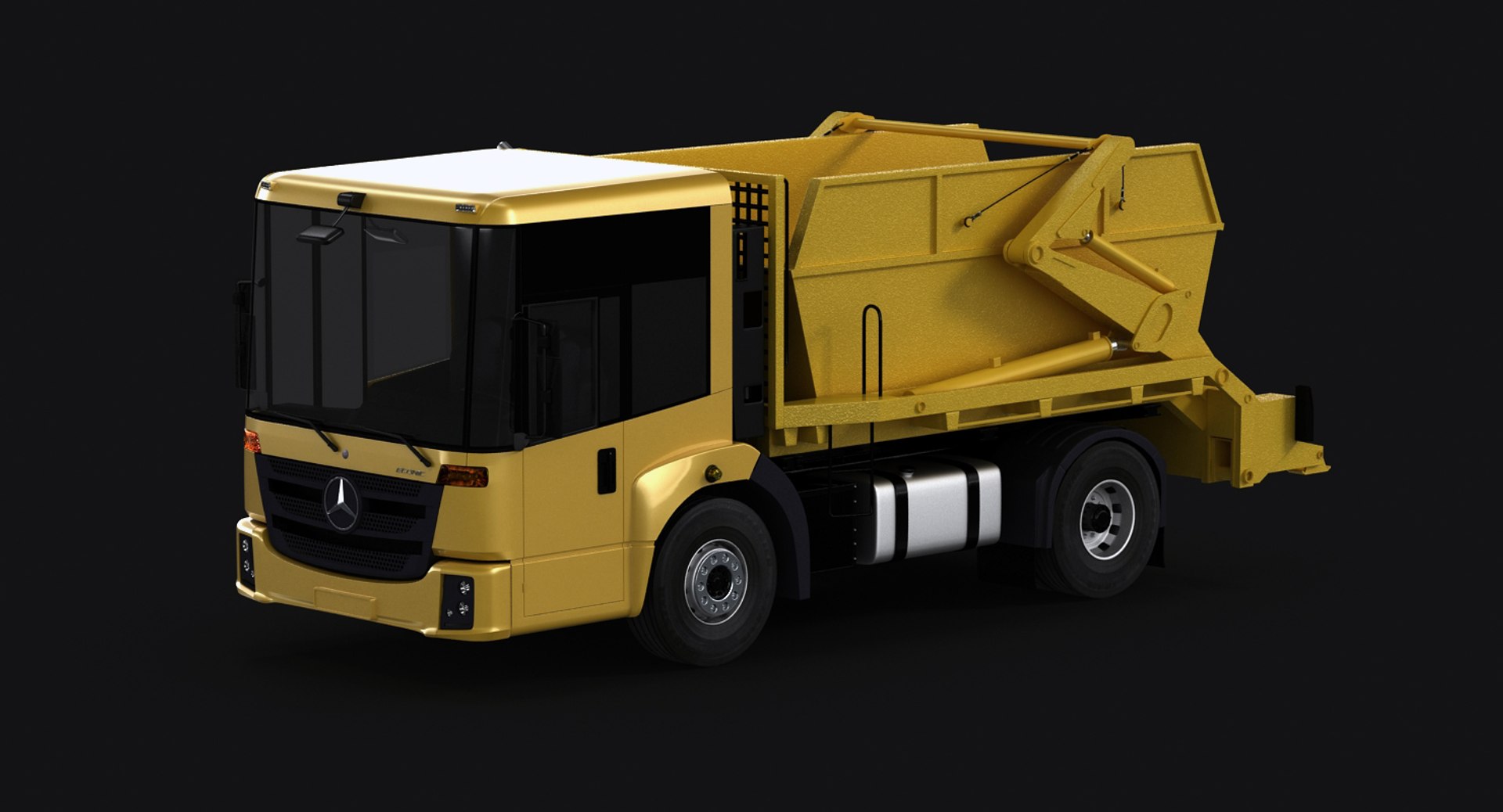 Skip Loader Truck 3d Max