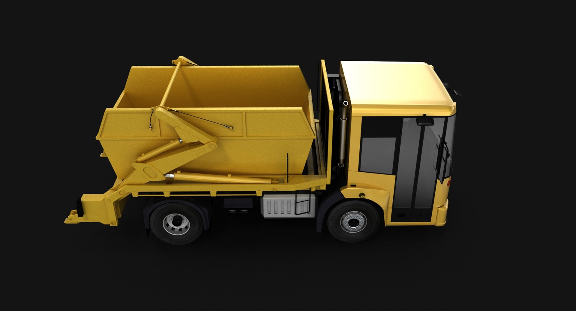 Skip Loader Truck 3d Max