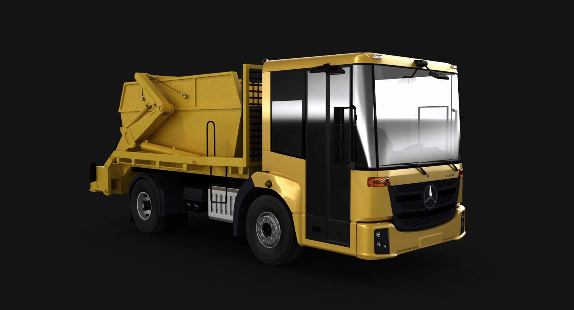 Skip Loader Truck 3d Max